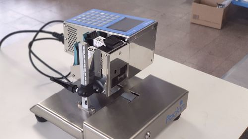 Máquina de marcação a jato de tinta - Mk-JETBOX - Packin.it - de materiais plásticos / de papel / de bancada