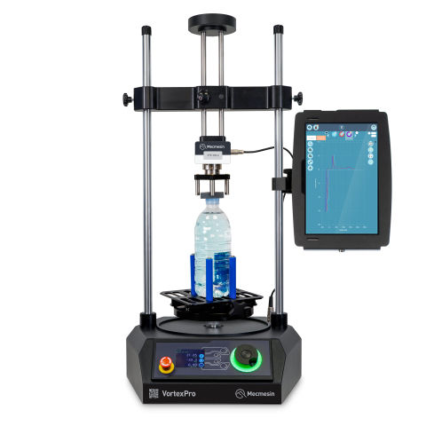Medidor de torque de bancada - VortexPro Touch - Mecmesin - medidor de aperto de tampas de garrafa / automático