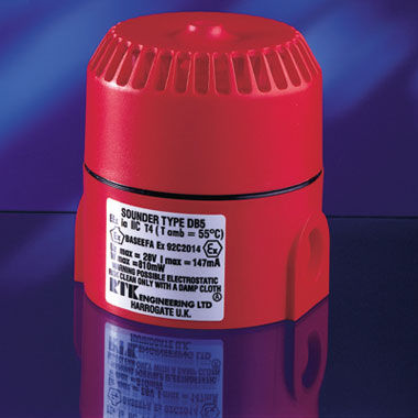 Sinalizador sonoro para alarme sem indicador luminoso - DB5 - RTK - de segurança intrínseca