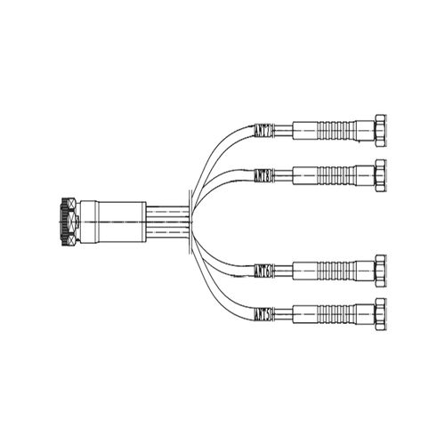 Cabo óptico híbrido - HBC-14HF-MQ4 series - Amphenol Antenna Solutions