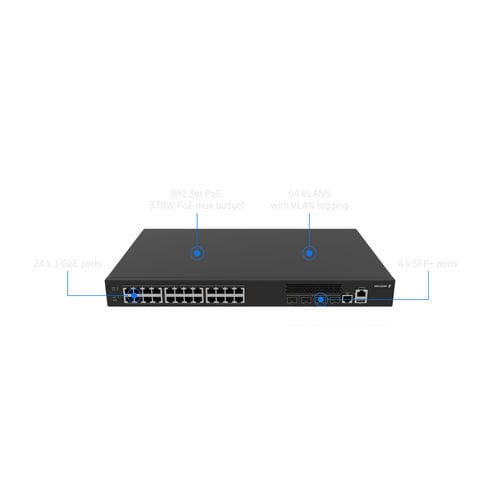 Switch de rede gerenciável - SW2400P - Cradlepoint - 30 portas / LAN / embutido
