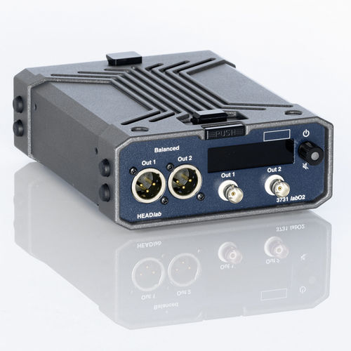 Registrador sonoro - labO2 - HEAD acoustics GmbH - de 2 canais / binaural / com equalizador de reprodução