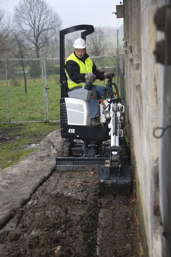 Miniescavadeira - E10 - BOBCAT - de esteiras / Tier 4 Interim / para construção civil