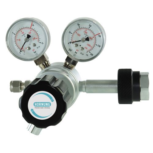 Regulador de pressão para gás - HP 100 - Hornung GmbH - de diafragma / de simples estágio / analógico