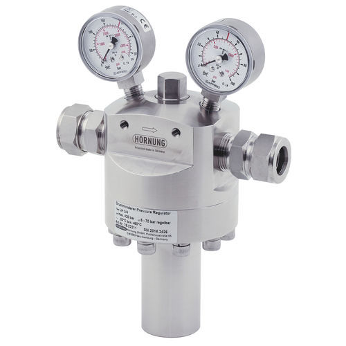 Regulador de pressão de gás - L 1/2 - Hornung GmbH - de mola / de simples estágio / em latão
