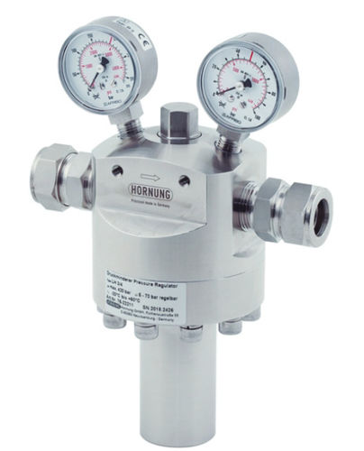 Regulador de pressão de gás - LH 1 1/2 - Hornung GmbH - de mola / de simples estágio / analógico