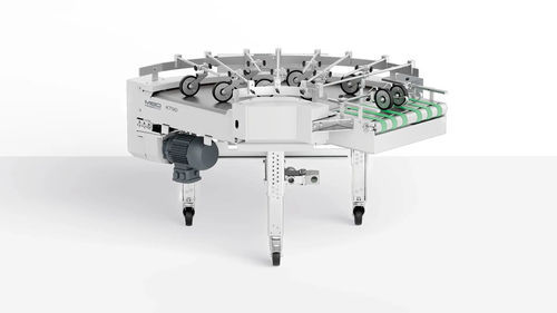 Transportador de esteira - KT90 - MBO-folder - curvo / de transporte / de posicionamento
