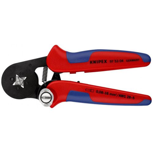 Alicate de crimpar - 97 53 04 - KNIPEX - para arame / autoajustável