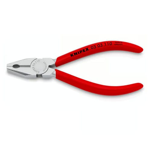 Alicate universal - 03 03 110 - KNIPEX - para arame / de precisão