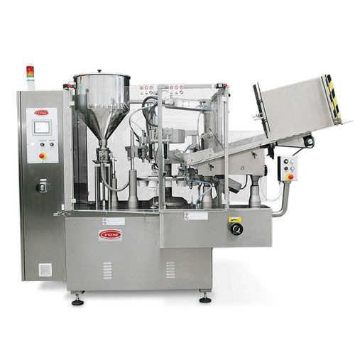 Envasadora-seladora com acionamento elétrico - TGM S420 - Adelphi - totalmente automática / para tubos / de produtos pastosos
