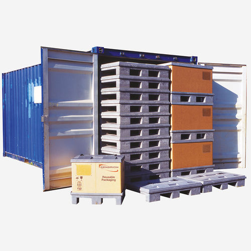 Caixa-palete em material plástico - KTP Kunststoff Palettentechnik - em cartão / de transporte / de proteção