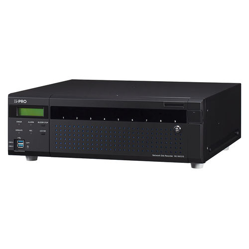 Registrador NVR - WJ-NX510KG - Panasonic Business Security Solutions - de vídeo / universal / para videomonitoramento