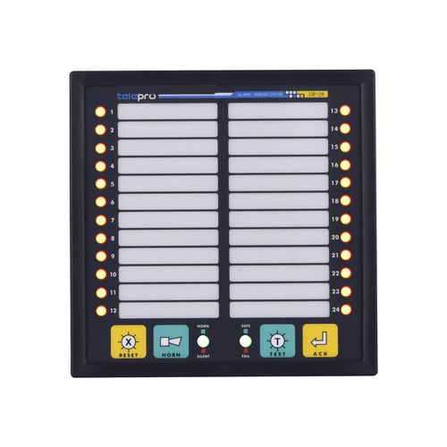 Indicador de alarme programável - ISP-24-B - Telepro Enerji ve Elektronik Sist.San. Tic. Ltd. St. - com 24 entradas digitais