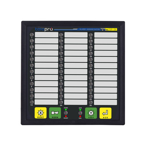 Indicador de alarme programável - ISP-36N - Telepro Enerji ve Elektronik Sist.San. Tic. Ltd. St. - com 36 entradas digitais