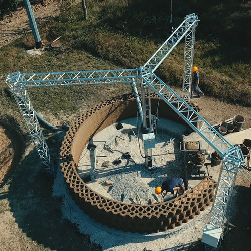 Impressora 3D para concreto - WASP - para argamassa / para a construção / LDM