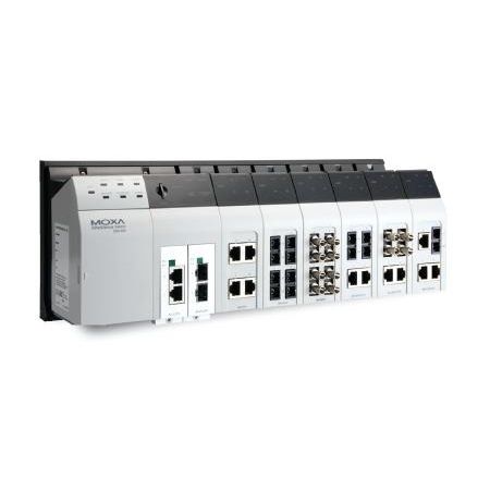 Switch de rede gerenciável - EDS-828 - Moxa Europe - 24 portas / Gigabit / de nível 2