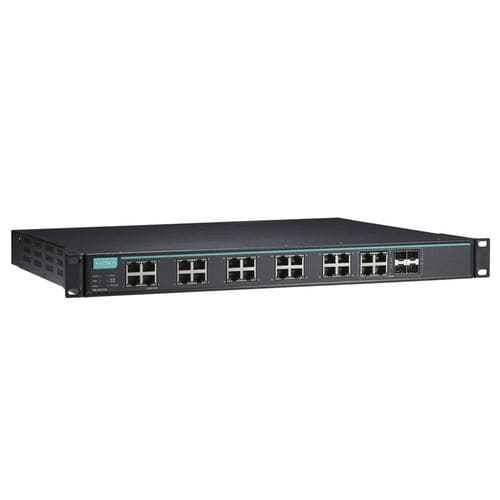 Switch de rede gerenciável - IKS-G6524 series - Moxa Europe - 24 portas / para montagem em rack / SFP+