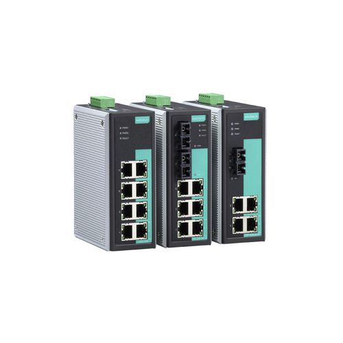 Switch de rede não gerenciável - EDS-305/308 - Moxa Europe - 5 portas / redundante