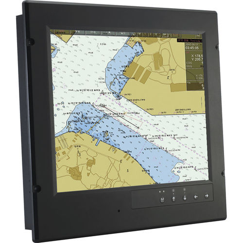Monitor LCD - MD-119 series - Moxa Europe - industrial / marítimo / 15"