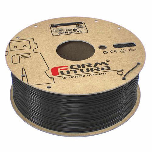 Filamento de TPU para impressora 3D - Python Flex - FormFutura - 1,75 mm / preto / branco