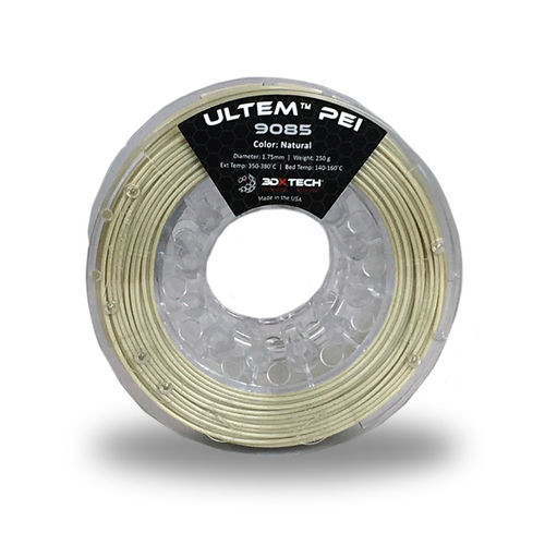 Filamento de PEI para impressora 3D - Ultem™ 9085 - 3DXtech - 1,75 mm / 2,85 mm / branco