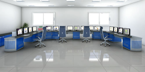 Estação de trabalho para sala de controle - Bosco srl - para equipamento informático / modular