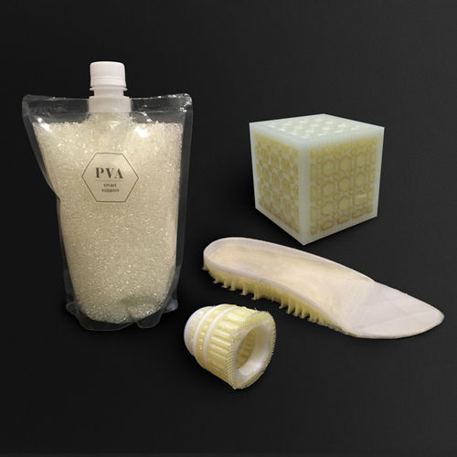 Pellets para impressora 3D em PVA - Pollen - branco