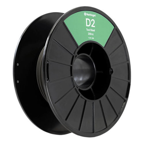 Filamento metálico para impressora 3D - D2 - Markforged - em aço inoxidável