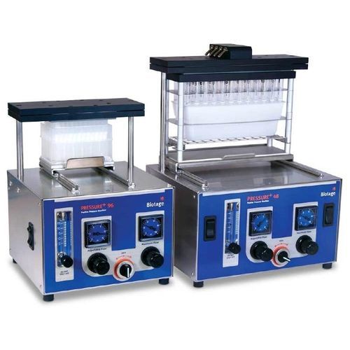 Distribuidor manifold multivias - Biotage® PRESSURE+ - BIOTAGE - em aço inoxidável / para líquidos / de mesa
