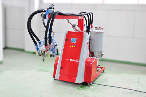 Dosador-misturador para espumas de PU - L series - OSV - com bomba de engrenagens / para a indústria do plástico / multicomponentes