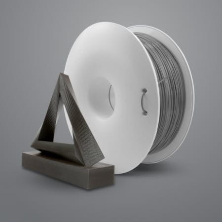 Filamento de ABS para impressora 3D - Fiberlogy - 2,85 mm / 1,75 mm / cinza