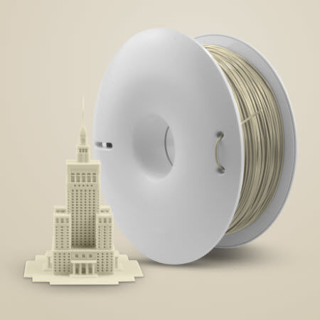 Filamento de PLA para impressora 3D - Fiberlogy - 1,75 mm / 2,85 mm / branco