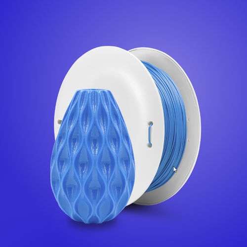 Filamento de PLA para impressora 3D - FiberSmooth - Fiberlogy - 1,75 mm / preto / azul