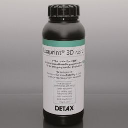 Resina para impressora 3D em silicone - Luxaprint® 3D cast 2.0 - DETAX - verde / para aparelhos auditivos