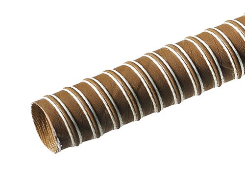 Duto de ventilação flexível - SILDUCT 2S - IPL SPA - em fio metálico / de tecido de fibra de vidro revestido com silicone / para ventilação