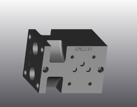 Bloco manifold hidráulico com furação multivias - EM223R - EUROFLUID HYDRAULIC SRL - em ferro fundido / Cetop 3