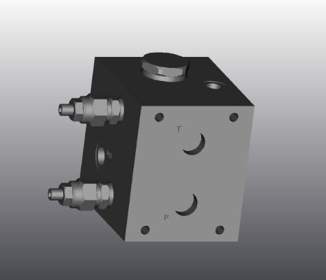 Bloco manifold hidráulico em ferro fundido - ET125 - EUROFLUID HYDRAULIC SRL - Cetop 5