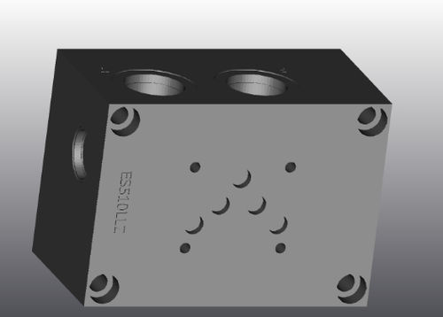 Distribuidor manifold de 4 vias - ES510LLZ - EUROFLUID HYDRAULIC SRL - em ferro fundido / para válvula solenoide / Cetop 5