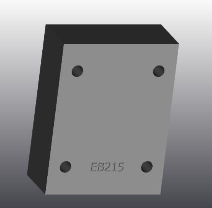 Placa de suporte em ferro fundido - EB215 - EUROFLUID HYDRAULIC SRL - retangular / Cetop 5 / hidráulica