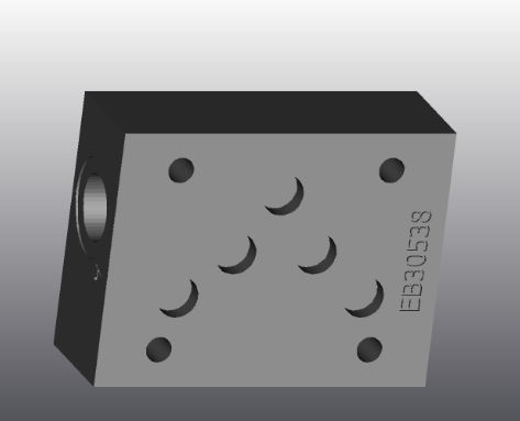 Distribuidor manifold de 2 vias - EB305 - EUROFLUID HYDRAULIC SRL - em ferro fundido / Cetop 5