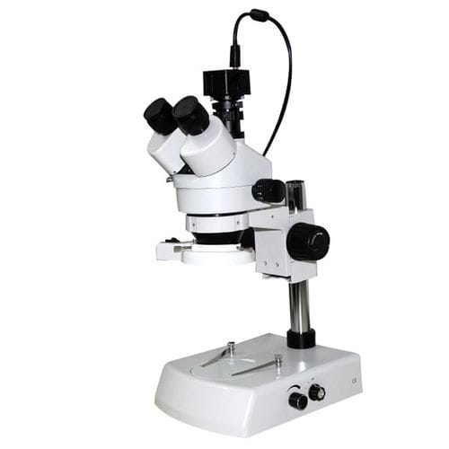 Estereomicroscópio trinocular - JSZ7 - Jinan Hensgrand Instrument Co.,Ltd - acromático / para grande distância de trabalho