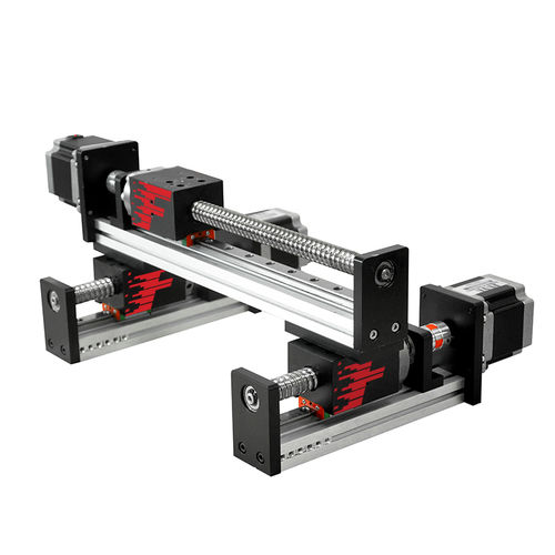 Mesa de coordenadas linear - FSK40 - FUYU Technology - motorizada / de um eixo / multieixos