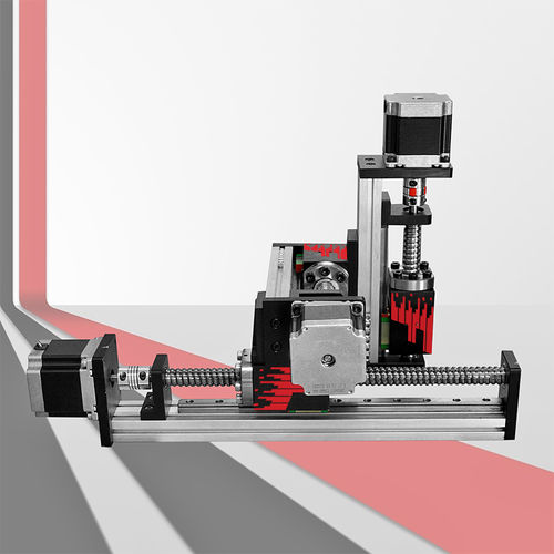 Eixo linear de perfil - FSK40 - FUYU Technology - com fuso de esferas / de tubo duplo / com motor linear