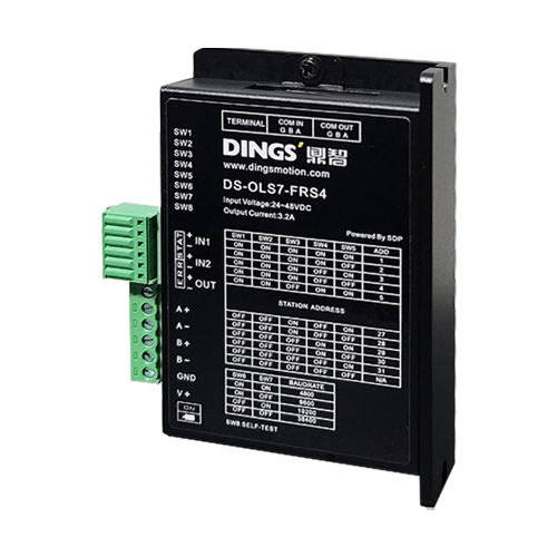 Controlador de motor de micropasso - DS-OLS7-FRS4 - Jiangsu DINGS' Intelligent Control Technology - CC / de circuito aberto / com interface RS-485