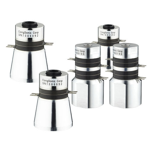 Transdutor de ultrassom piezoelétrico - Yuhuan Clangsonic Ultrasonic Co.,Ltd - de alta frequência / robusto / para tanque de limpeza