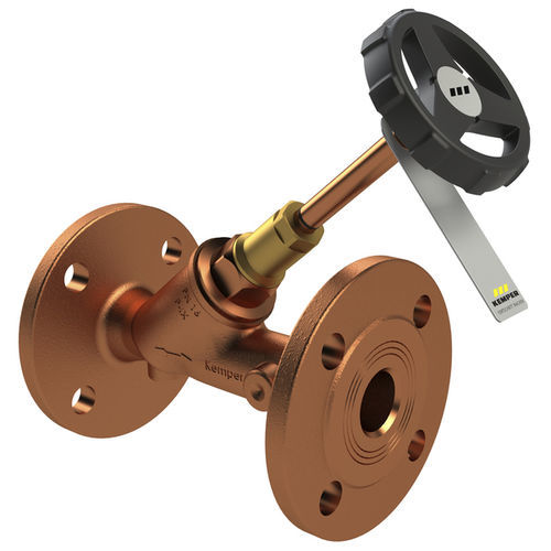 Válvula de diafragma - 135 01 series - Kemper Olpe GmbH - com volante / shut-off / para água