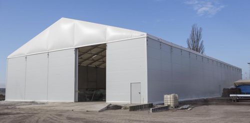 Hangar provisório - pol-plan - em alumínio / com estrutura leve
