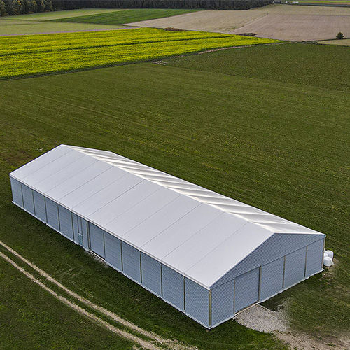 Hangar provisório - pol-plan - agrícola / em alumínio / em PVC