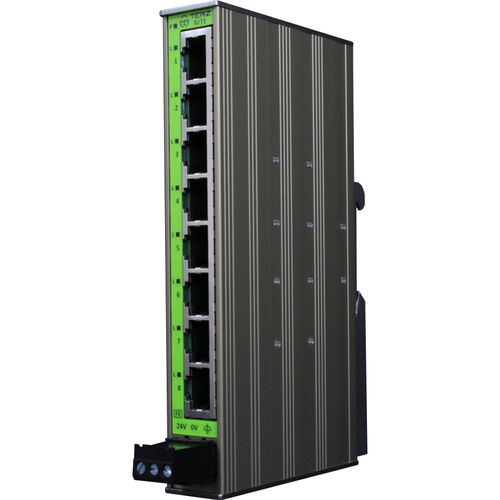 Switch de rede não gerenciável - NITE-RS Series - TERZ Industrial Electronics GmbH - 8 portas / para trilho DIN / RJ45