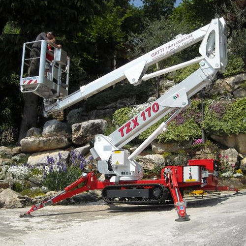 Plataforma tipo aranha de esteiras - TZX 170 - Palazzani industrie S.p.A. - elétrica / a diesel / para ambientes internos e externos